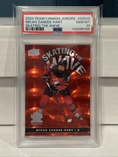 Micah Zandee-Hart Skating The Wave 2023 Team Canada Juniors New York PWHL PSA 10