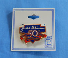 Vintage MLB Baseball Jackie Robinson 50th Anniversary Lapel Pin 1947 - 1997 — photo 1