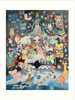 Aya Takano Tribute to the man in the hat Print