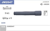 Janmor Stecker ZüNdspule JM2047 FüR Audi 4A2 C4 8C5 4A5 80 100 89 A6 8C2 B4 B3