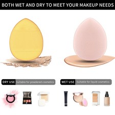 10PCS Cosmetic Puff Make-up Applicators Mini Finger Puffs Soft Powder Puff