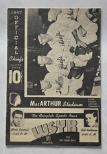 1947 Syracuse Chiefs Official Scorebook, vs.  Jersey City, Unscored