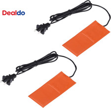 2pcs Silicone Heating Pad 110v 75w Car Engine Block Oil Pan Heater Heater Strip