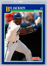 1991 Score Baseball #5 Bo Jackson - VG - Kansas City Royals