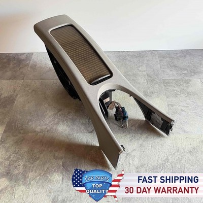 03-09 Mercedes W211 Center Console Armrest Storage Gray Wood Roller OEM
