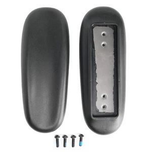 Chaise de bureau Remplacement Armres Pads Casquettes 10 x 4.0 x 2.1 pouces, noir