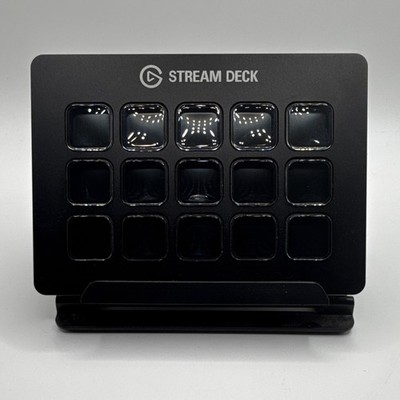 Elgato Stream Deck 15-Key Programmable Keypad USB Wired Controller Black
