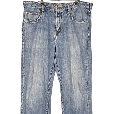 Tommy Bahama Classic Fit Jeans Mens 38x32 Light Wash Blue Straight Leg Cotton