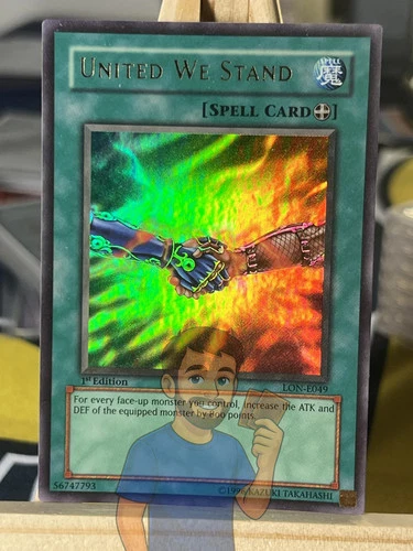 United We Stand LON-E049 Ultra Rare 1st Edition Near Mint Yugioh