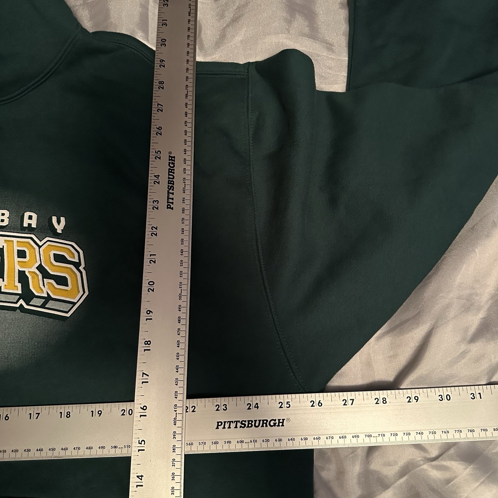 RBK Reebok Hoodie Mens XLarge Vintage Green Bay Packers Pullover Sweater image 6