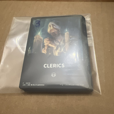 MtG Foundations Jumpstart Black Clerics (variation 3) Deck open/not played  | eBay