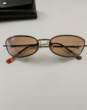 Vintage 90s Style Jones New York Belinda J2514 Oval Sunglasses Brown Y2K