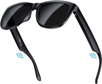 XO GS01 Bluetooth Smart Audio Sunglasses UV400 Speakers Mic Black