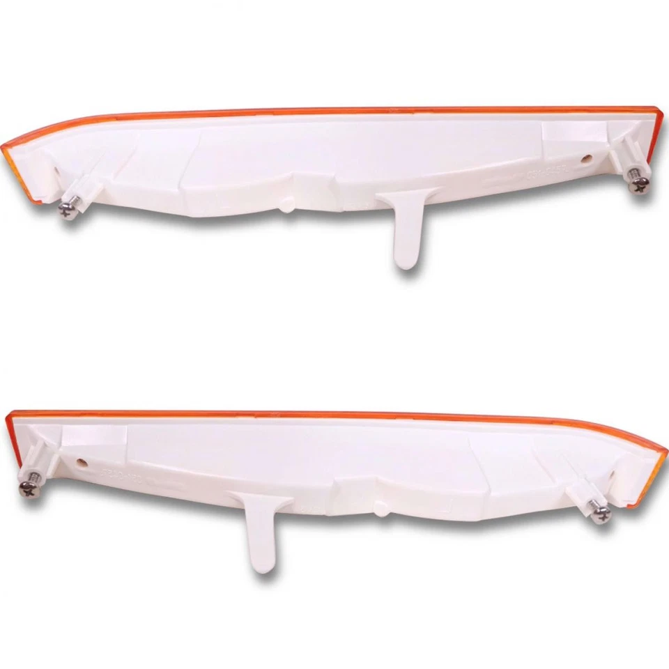 Par de marcadores reflectores delanteros para Mitsubishi Mirage Lancer Champ Colt 1983-1988 LR Foto 3 de 4