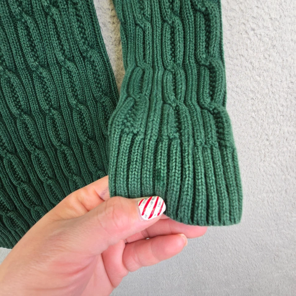 Suéter Jeanne Pierre Pescador Mujer M Capucha Cuello Grueso Cable Boho Y2K Elegante Foto 2 de 4