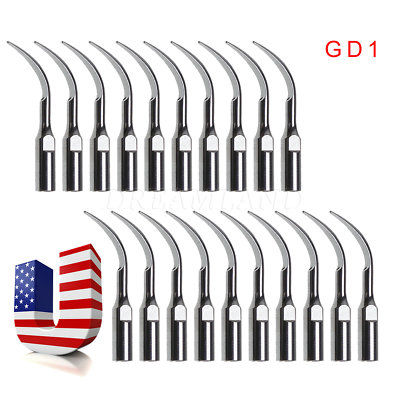 20pcs Dental Scaling Insert Tip GD1 fit SATELEC DTE Ultrasonic Scaler SKYSEA