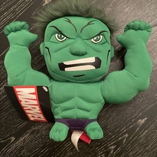 Hulk Marvel Plush Toy,  2008  Comic Images, New Mint Condition  w/ Tag 8  Tall