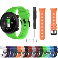 For Garmin Forerunner 45 / 45S Soft Silicone Watch Band Replacement Strap+Tools