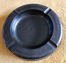 Ashtray Heavy Plastic Cigarette Cigar 7.5" Melamine MCM Retro Keystone Vintage