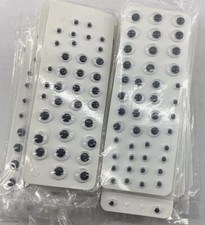 Lot Mixed Size Round Googly Wiggle Eyes for Crafts Dolls Puppets 400 