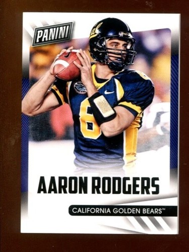 2015 Panini Father's Day Aaron Rodgers NCAA Variation Thick Stock Decoy 🏈 - Bild 1 von 2