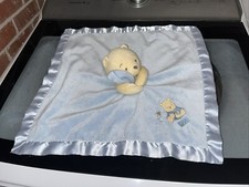 Disney Winnie The Pooh Plush Lovey Blanket Soft Cuddly Toy 14" Baby Rattle 2008