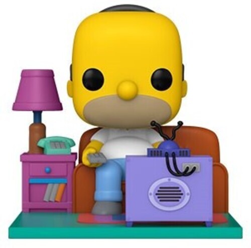 Funko Pop! Deluxe Animation: Simpsons - Homer, Watching Tv [New Toy] Vinyl Fig