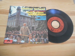 7 Pop Walter Scheel Hoch Auf Dem Gelben Wagen Wohlauf Polydor