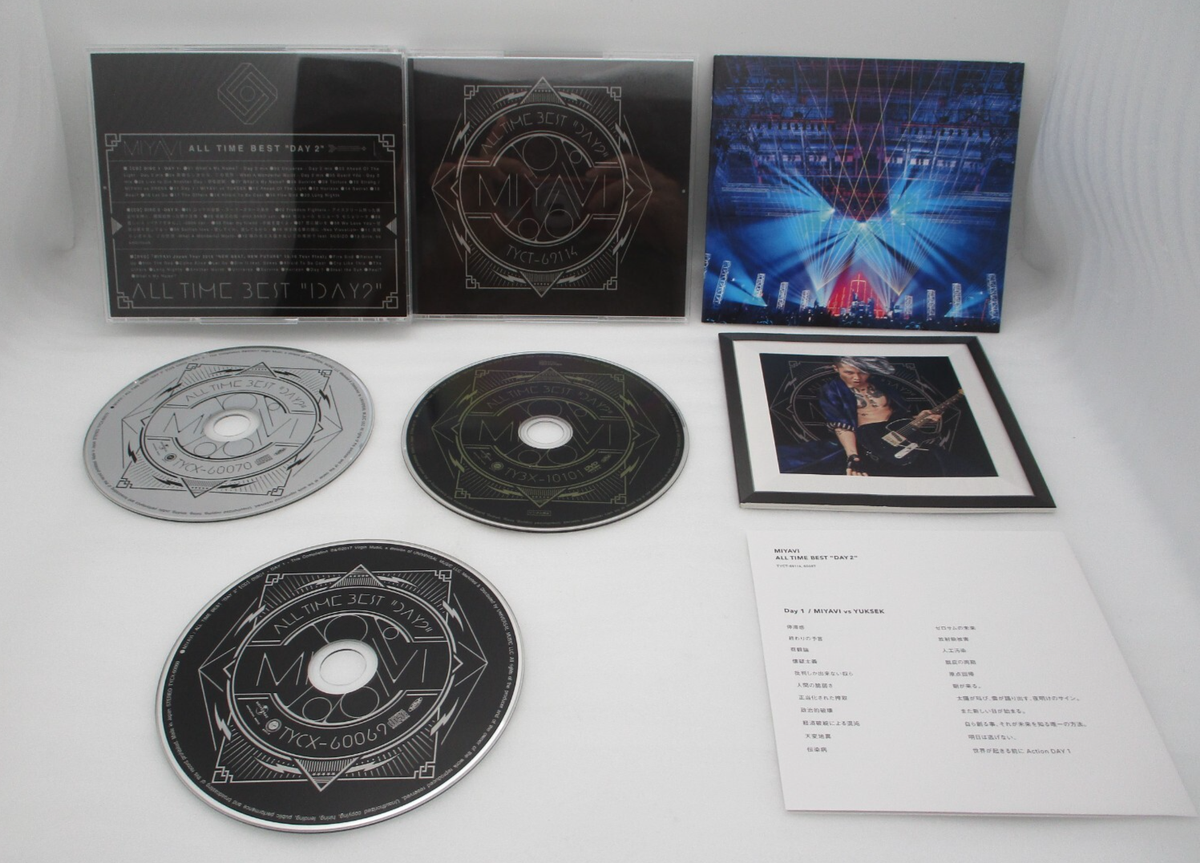 MIYAVI CD VICTORY ROAD TO Special Box & ALL TIME BEST DAY 2