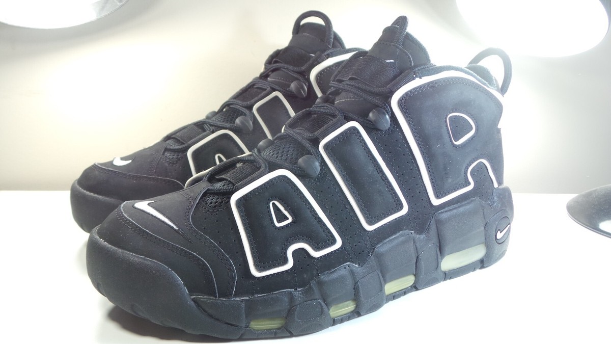2015 NIKE AIR MORE UPTEMPO PIPPEN OG RETRO 414962 002 BLACK