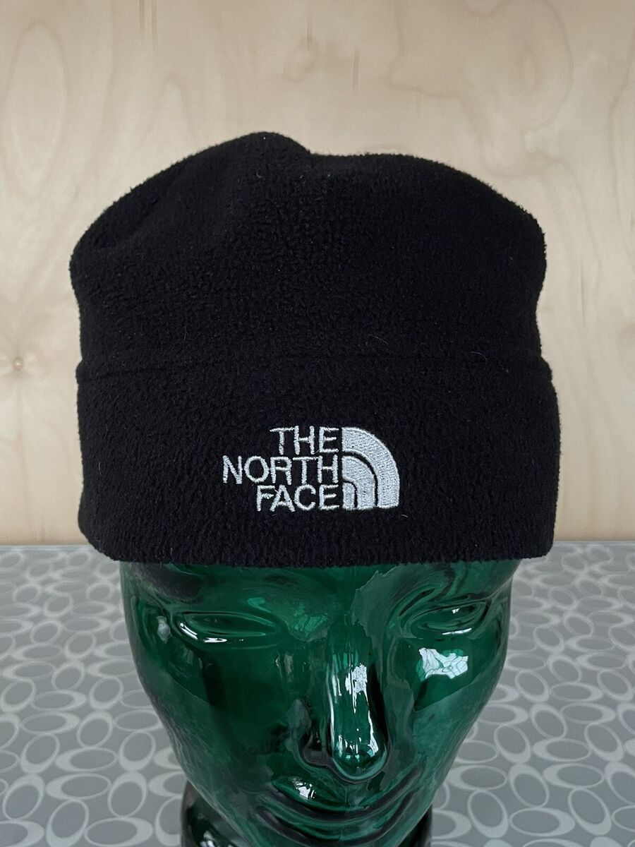 The North Face Hat Polartec Fleece Beanie USA Made Vintage Ski Black Rare Medium The North Face Hat Polartec Fleece Beanie USA Made Vintage Ski Black Rare Medium