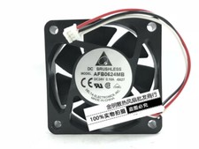 Delta AFB0624MB 6015 6CM 24V 0.10A 3-wire double ball inverter cooling fan