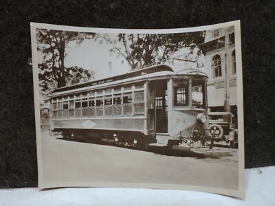 AUTHOR ALLAN H BERNER TROLLEY PHOTO COLLECTION R.T. & C. CAMDEN NEW JERSEY 8X10