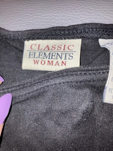Women’s Black Classic Elements 16-18W Fall/Halloween, Sparkly Spider Shirt - Picture 4 of 12