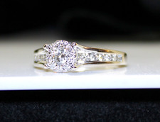 Gorgeous Ladies 14k White Gold .55 Carat Diamond Wedding/Engagement Ring, s 5.75