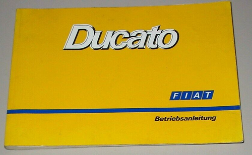 Fiat Ducato Bedienungsanleitung