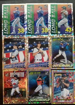 LOT 9 2018 Donruss CRYSTAL BETTS , DAVIS, SMOAK, JOHNNY, NICK, JOEY, MAX JOSE.