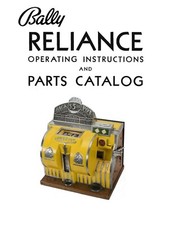 Bally's Reliance Dice Machine Operating Instructions & Parts Catalog 15 Pg.1936