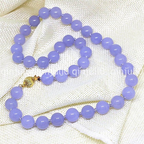 Collana Giada Naturale 10mm Collana Lunga In Giada Naturale Verde - Foto 9