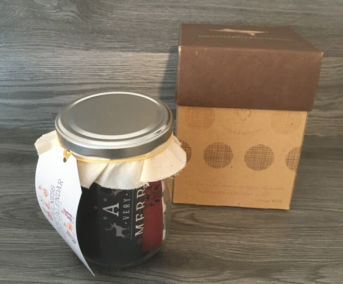 Mindfulness Advent Calendar - 24 Mindfulness tasks in a jar to help you enjoy