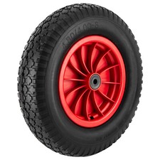 Rolson 350 Mm (14 Zoll) Schubkarrenrad – Pannensicher, Vollgummi, 13 & 25 Mm Achsbohrung, Bis 100 Kg