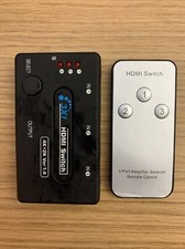 3 WAY HDMI SWITCH  REMOTE CONTROL 1080P 