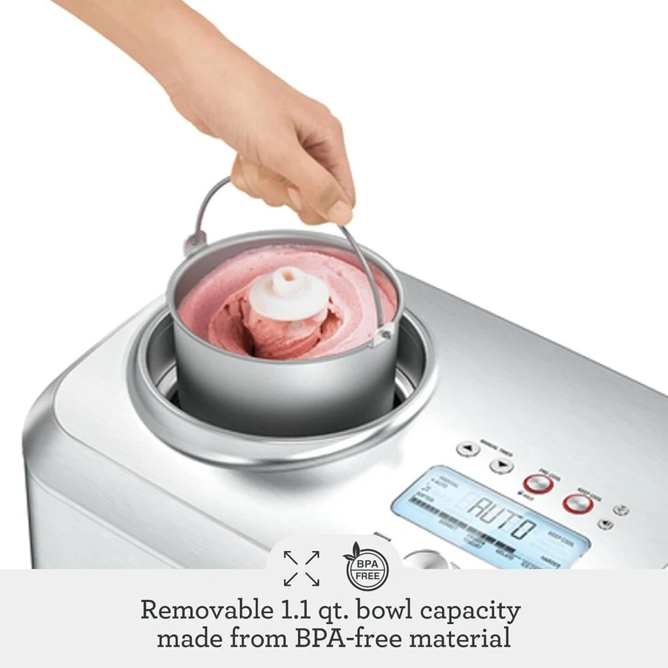 Heladera Breville BCI600XL Smart Scoop, plateada Foto 4 de 4