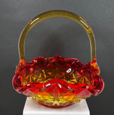 ビンテージ　Amberina ガラス　シュガー＆クリーマーセット s-l400.jpg
