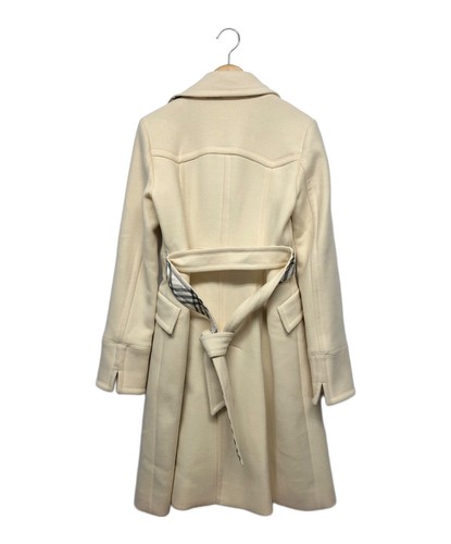 Burberry Blue Label Nova Check Trench Coat Wool Beige Size M/US:S Authentic - Picture 13 of 24