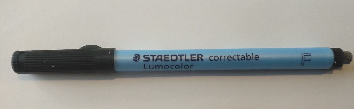 2PC Staedtler Lumocolor Correctable Dry Erase Pens Non-permanent