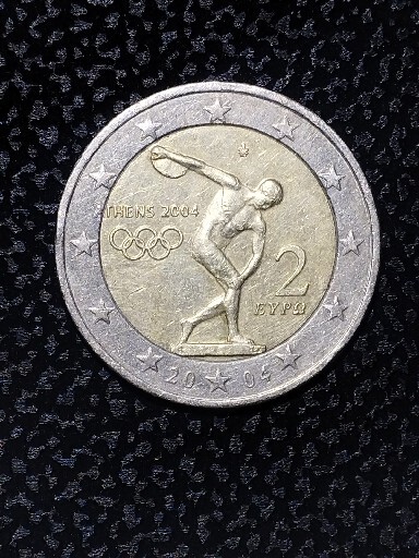 Greece 2 euro 2004 Summer Olympics (Discus Thrower) | eBay