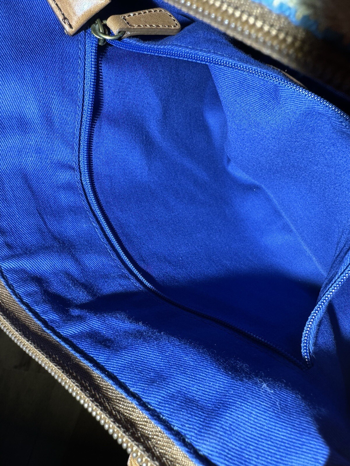 Fossil Explorer Striped Multicolored Crossbody Bag - image 11