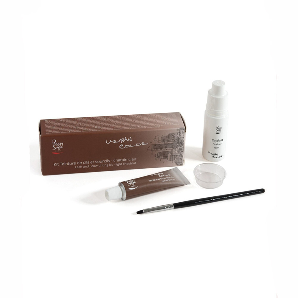 Peggy Sage Kit Tinta Ciglia Sopraciglia - Castano Chiaro