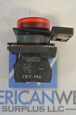 ZBV-M4 Schneider Electric RED Pilot Light with base USED